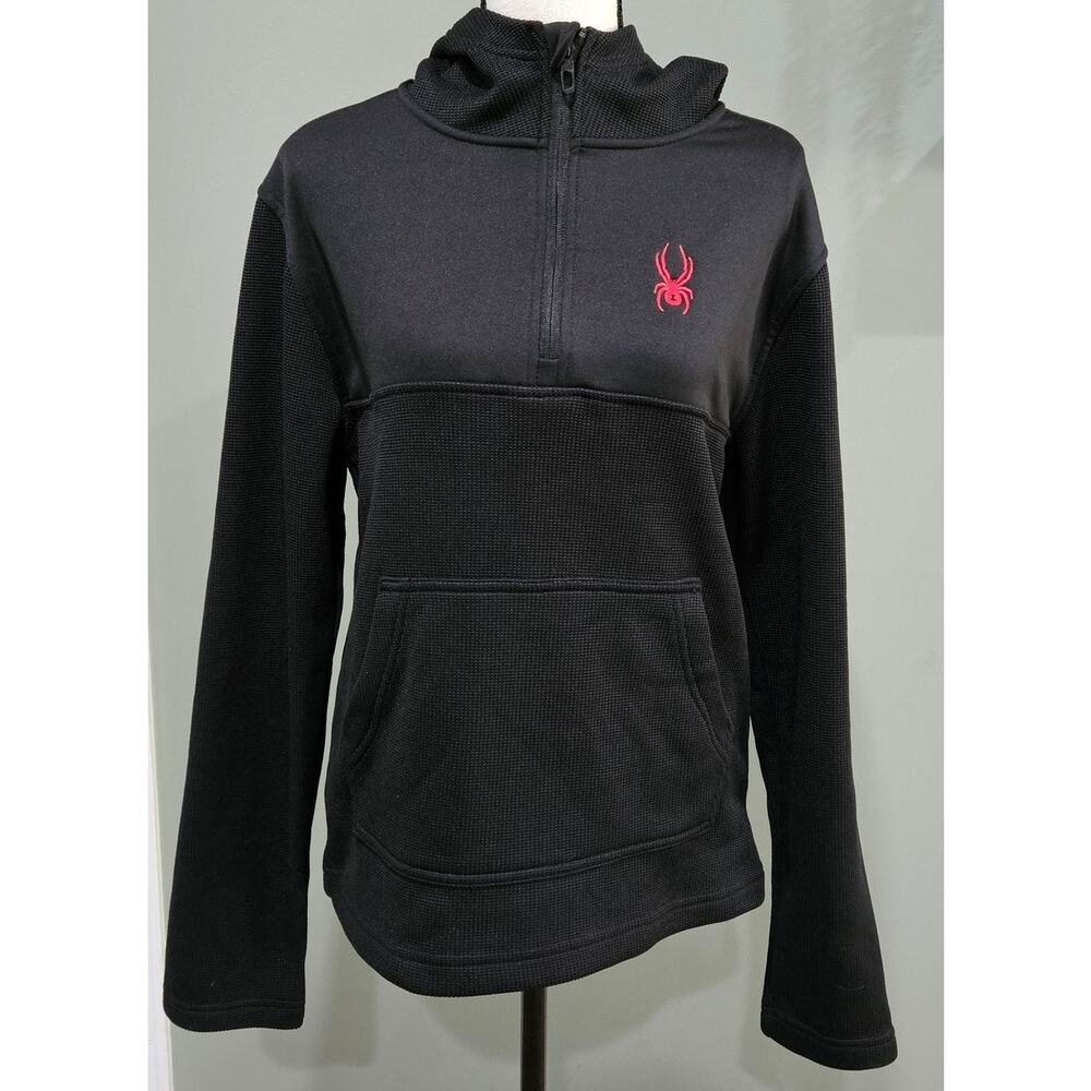 Spyder Men's Small‎ 1/4 Zip Pullover Hoodie Jacket NWOT